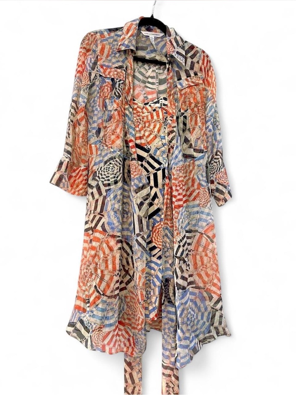 Diane von Furstenberg Two Piece Silk Dress